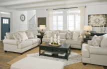 Benchcraft® 13201/38/35/23/14 Benchcraft® 13201/38/35/23/14 Asanti - 4 Pc. - Sofa, Loveseat, Chair and a Half, Ottoman - Fog