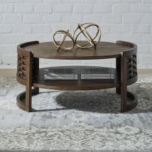 Liberty Furniture 369-OT1011 Warren Park - Round Cocktail Table - Coffee Brown