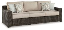 Ashley Furniture P784-838 Coastline Bay - Sofa With Cushion - Brown