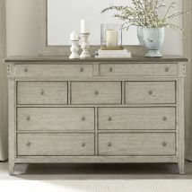 Liberty Furniture 457-BR31 Ivy Hollow - 9 Drawer Dresser - White