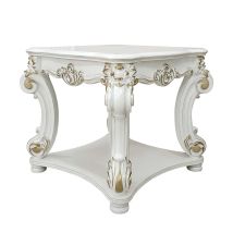 ACME LV01328 Vendom - End Table - Antique Pearl Finish