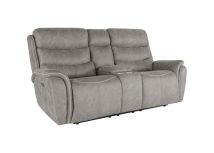 New Classic U092-25P2-GRY Kamari - Console Loveseat With Power Headrest & Footrest - Gray