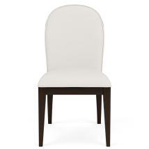 Riverside Furniture 27157 Lydia - Curved Upholstered Side Chair (Set of 2) - White