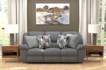 Jackson Furniture Industries 16545-1771/38-2397/43 Jackson Furniture Industries 16545-1771/38-2397/43 Trifecta - Sofa With 3 Recliners And Drop Down Table - Smoke