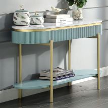 Furniture of America CM4412GR-S Koblenz - Sofa Table - Light Teal