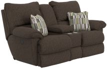 Jackson Furniture Industries 62579-2530/09-2531/15 Lenny - Power Lay Flat Reclining Console Loveseat - Chocolate