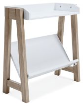Ashley Furniture A4000361 Blariden - Small Bookcase - White / Tan