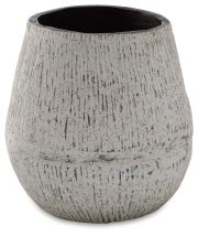Ashley Furniture A2000635 Ashley Furniture A2000635 Claymount - Vase - 9" - Distressed Brown
