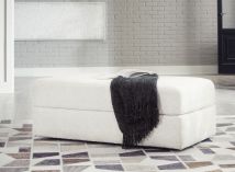 Signature Design by Ashley® 3140308 Karinne - Linen - Oversized Accent Ottoman