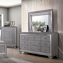 Furniture of America CM7579D Alanis - Dresser - Light Gray