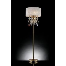 Furniture of America L9155F Deborah - Floor Lamp - Gold