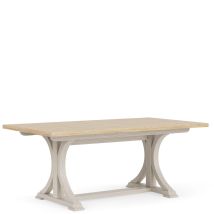 Riverside Furniture 79450 Glenndale - Rectangle Dining Table - Aged White / Wheat