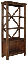 Ashley Furniture H675-17 Baldridge - Large Bookcase - Rustic Brown