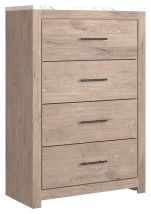 Signature Design by Ashley® B1191-44 Senniberg - Light Brown - Four Drawer Chest
