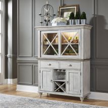 Liberty Furniture 303W-CD-HB Ocean Isle - Hutch & Buffet - Antique White
