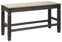 Ashley Furniture D736-09 Tyler Creek - DBL Counter UPH Bench - Antique Black