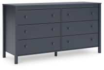 Ashley Furniture EB1528-231 Simmenfort - Six Drawer Dresser - Navy Blue