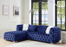 ACME LV00333 Syxtyx - Sectional Sofa - Blue Velvet