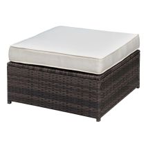 Furniture of America CM-OS2136-E Ilona - Ottoman - Brown / Beige