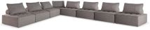 Ashley Furniture P160P12 Ashley Furniture P160P12 Bree Zee - 8-Piece Outdoor Modular Seating - Brown