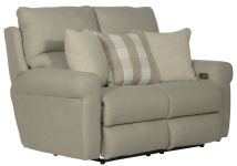 Jackson Furniture Industries 61212-1605/38-2533/16 Westport - Power Lay Flat Reclining Loveseat - Cement