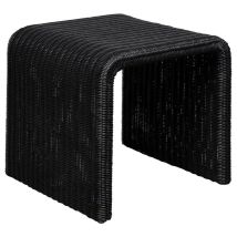 Coaster Fine Furniture 708517 Cahya - Woven Rattan Square End Table - Black