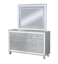 Furniture of America CM7977SV-D Brachium - Dresser - Silver