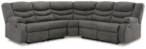 Ashley Furniture 36903S2 Partymate - 2-Piece Reclining Sectional - Slate