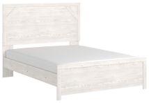 Signature Design by Ashley® B1190/71/96 Gerridan - White / Gray - Queen Panel Bed