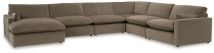 Signature Design by Ashley® 15706S6 Sophie - Cocoa - 6-Piece Sectional With Laf Corner Chaise