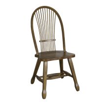 Liberty Furniture 17-C1032 Liberty Furniture 17-C1032 Treasures - Sheaf Back Side Chair - Rustic Oak / Brown