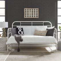 Liberty Furniture 179-BR11TB-AW Liberty Furniture 179-BR11TB-AW Vintage Series - Twin Metal Day Bed - Antique White