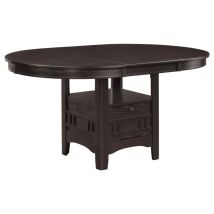 CoasterEveryday 102671 Lavon - Oval Extension Leaf Dining Table - Espresso