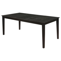 CoasterEveryday 101561 Louise - Rectangular Extension Leaf Dining Table - Black