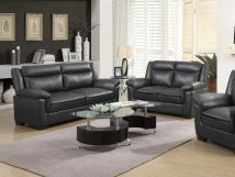 CoasterEveryday 506591-S2 Arabella - 2 Piece Upholstered Padded Arm Sofa Set - Gray