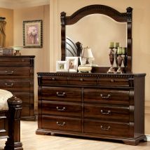 Furniture of America CM7791D Burleigh - Dresser - Cherry