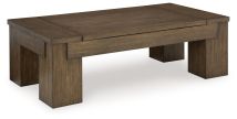 Signature Design by Ashley® T763-9 Rosswain - Warm Brown - Lift Top Cocktail Table