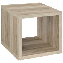 CoasterEveryday 710517 Frisco - Square Engineered Wood Side End Table - Distressed Pine