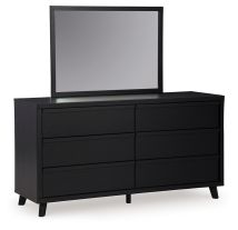 Ashley Furniture B1013B11 Danziar - Dresser And Mirror - Black