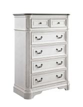 ACME 28726 Florian - Chest - Antique White & Oak Finish