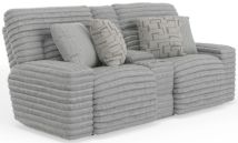Jackson Furniture Industries 63259-1998/18-2343/16 Lynx - Power Reclining Console Loveseat With Zero Gravity - Moonstruck