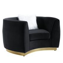 ACME LV01047 Achelle - Chair - Black Velvet