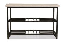 Riverside Furniture 77715 Riverside Furniture 77715 Capri - Console Table - Alabaster Travertine