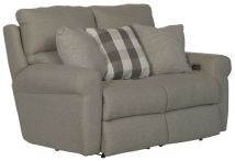 Jackson Furniture Industries 61212-1605/58-2533/58 Jackson Furniture Industries 61212-1605/58-2533/58 Westport - Power Lay Flat Reclining Loveseat - Metal