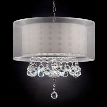 Furniture of America L9149H 19" Height Ceiling Lamp - Hanging Crystal