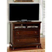 Furniture of America CM7682TV Northville - Media Chest - Dark Cherry