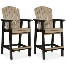 Ashley Furniture P211-130 Fairen Trail - Tall Barstool (Set of 2) - Black / Driftwood