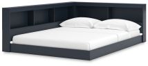 Ashley Furniture EB1528B4 Ashley Furniture EB1528B4 Simmenfort - Full Bookcase Storage Bed - Navy Blue