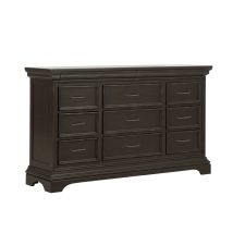 Pulaski Furniture P012100 Pulaski Furniture P012100 Caldwell - 11 Drawer Dresser - Dark Wood