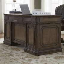 Liberty Furniture 487-HOJ-JED Amelia - Jr Executive Desk - Dark Brown